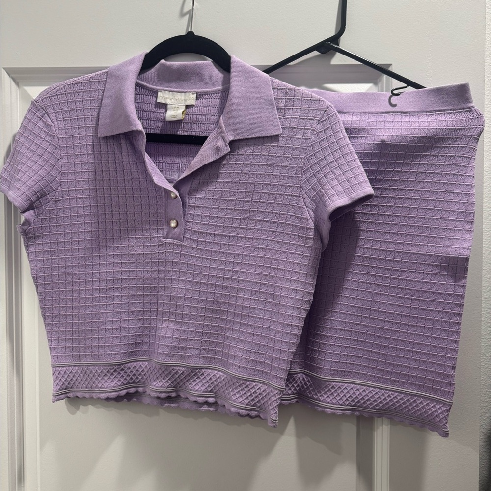 House of Harlow 1960 Lavender Knit Set